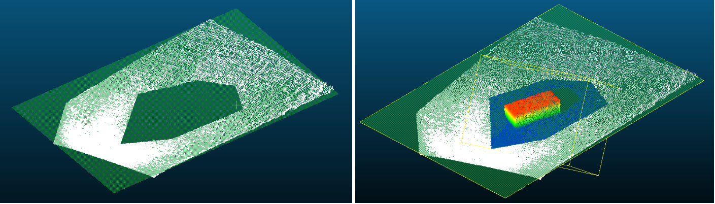 Surface au plan et distance